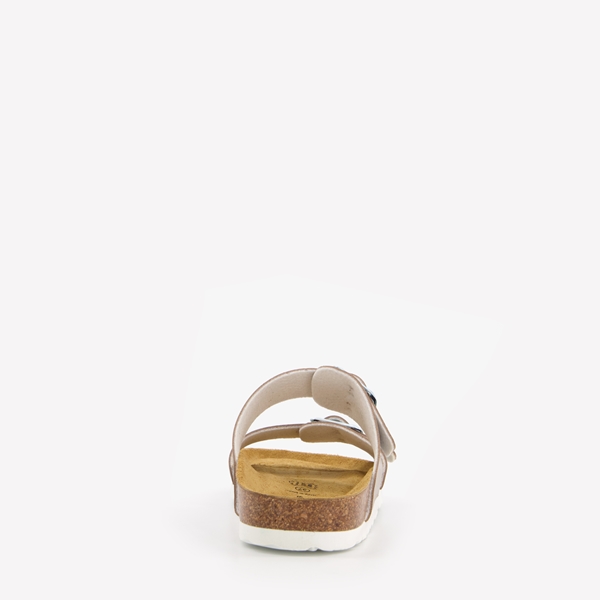 Hush Puppies dames bio slippers taupe