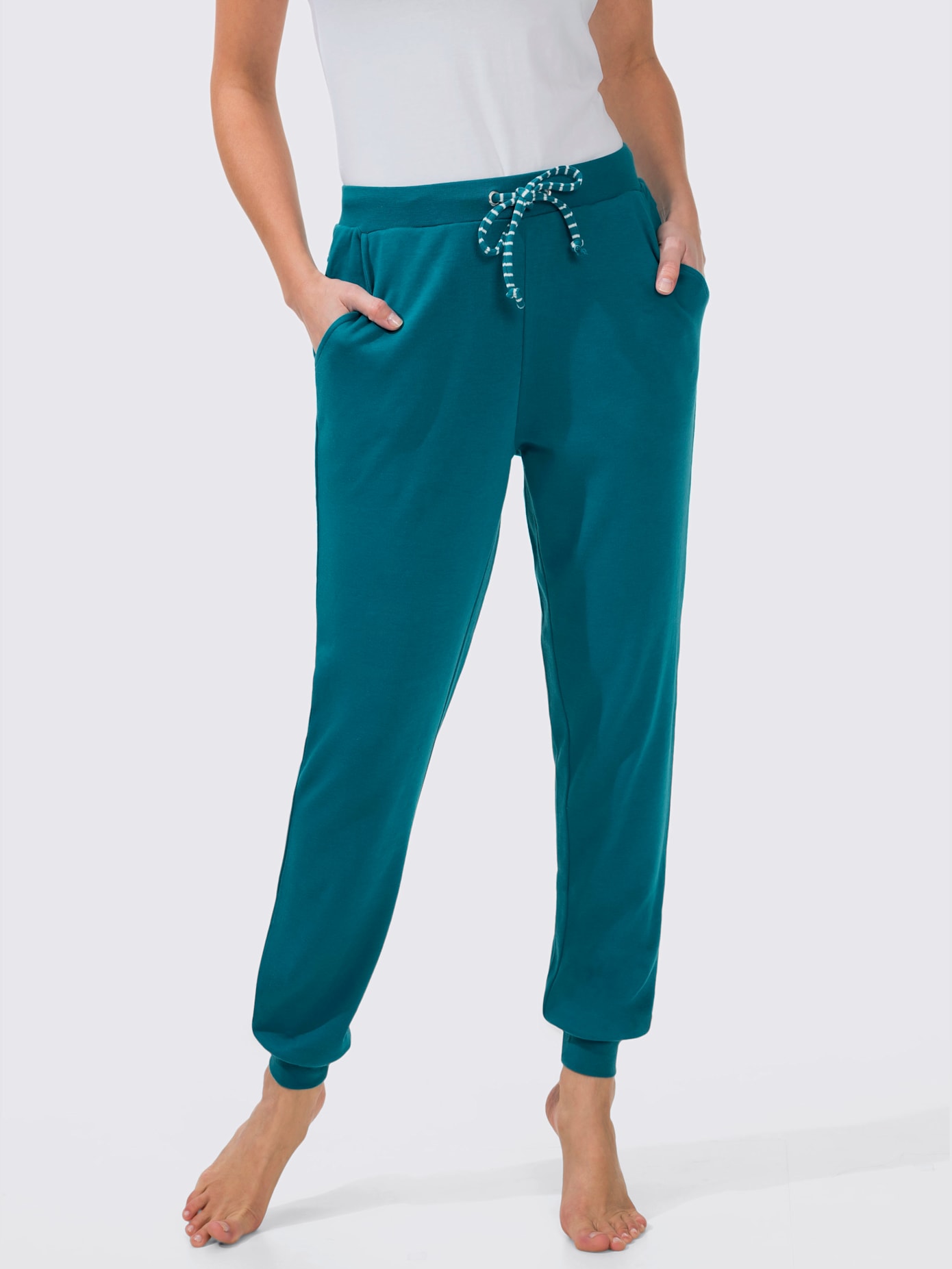 Pantalon feel good ceinture élastique et coulisse