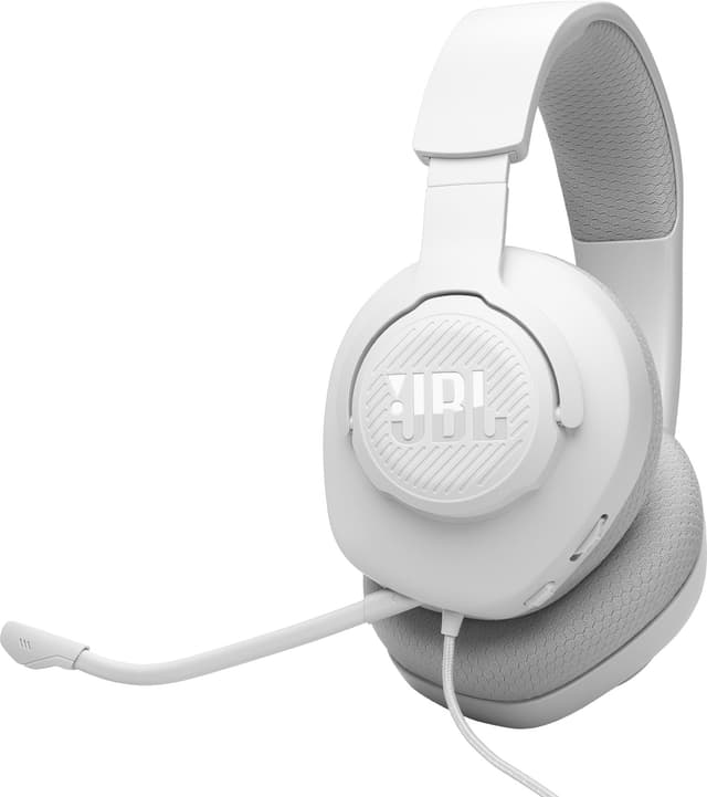 JBL Quantum 100M2 gaming høretelefoner (hvid)