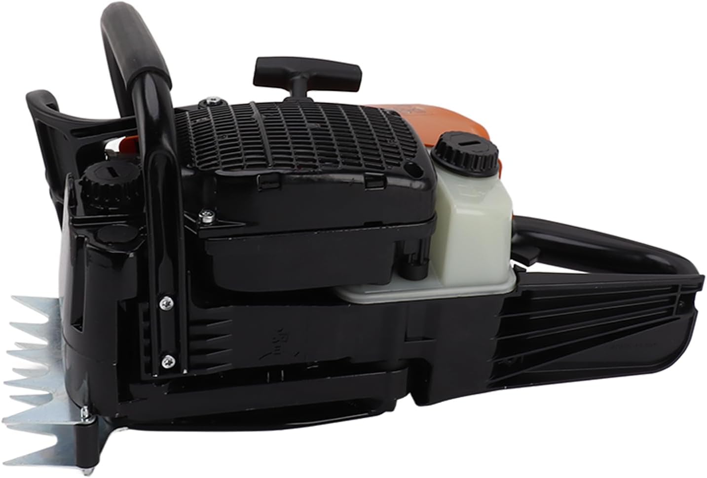 G660 Benzin-Kettensägen-Antriebskopf, Ergonomischer Griff, Kunststoff-Eisen-Start-Schnellstopp-Steuerung, mit Hilfsstartsystem für das Sägen von Bäumen und die Abholzung von