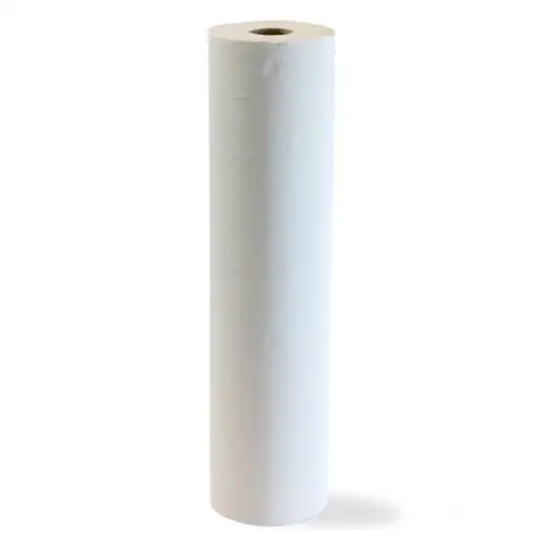 Drap d'examen rouleau Paredes ouate blanche micro-gaufrée 2 plis 135 formats 50 x 34 cm