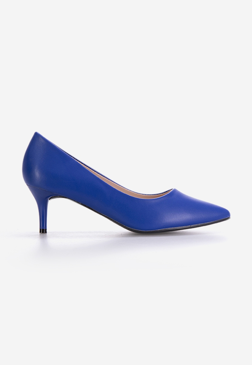 Chaussures à talon moyen bleus Modena