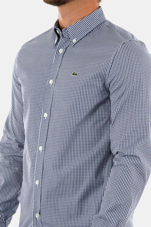 Chemise lacoste ch2932 522 blanc/marine
