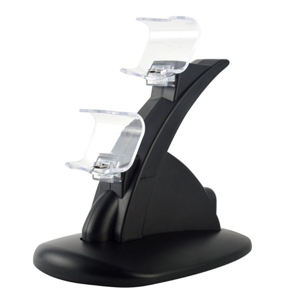 Sony PlayStation 4 Controller Dual Ladestation Docking Halter mit LED Ladeanzeige - Schwarz