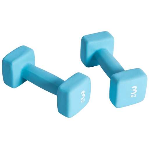 Halteres azuis Pure2improve 2x3 kg