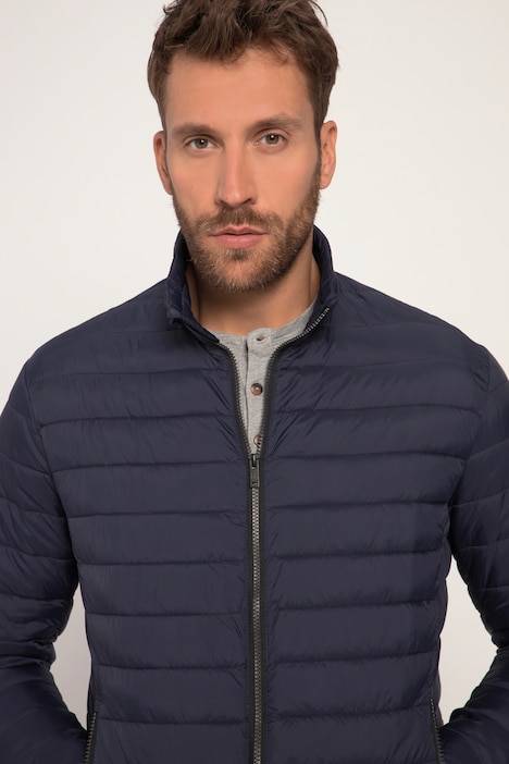 Steppjacke, kontrastfarbiges Futter, leicht und warm