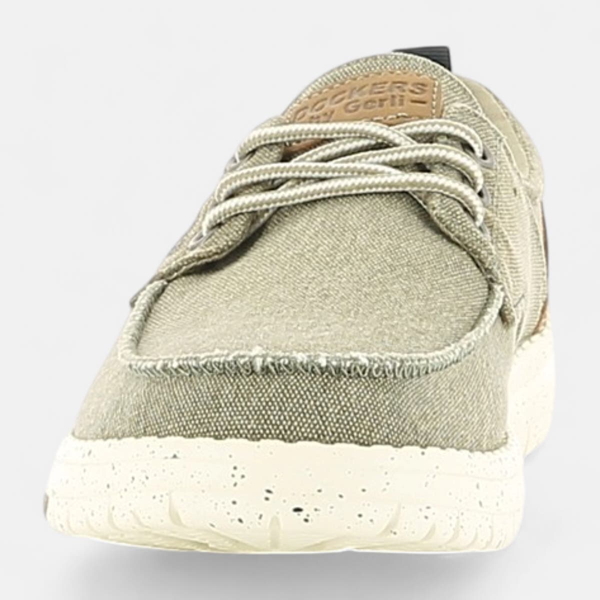 Baskets en toile Homme kaki