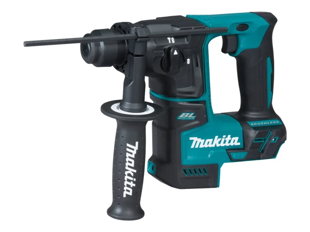 Makita DHR171Z - Roterende hammer - ledningfri - 2 tilstande - SDS-plus - 1.2 Joule - intet batteri - 18 V