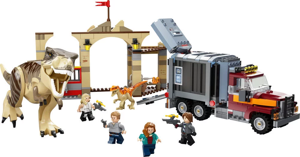 LEGO®JURASSIC WORLD 76948 - L'EVASION DU T. REX ET DE L'ATROCICAPTOR
