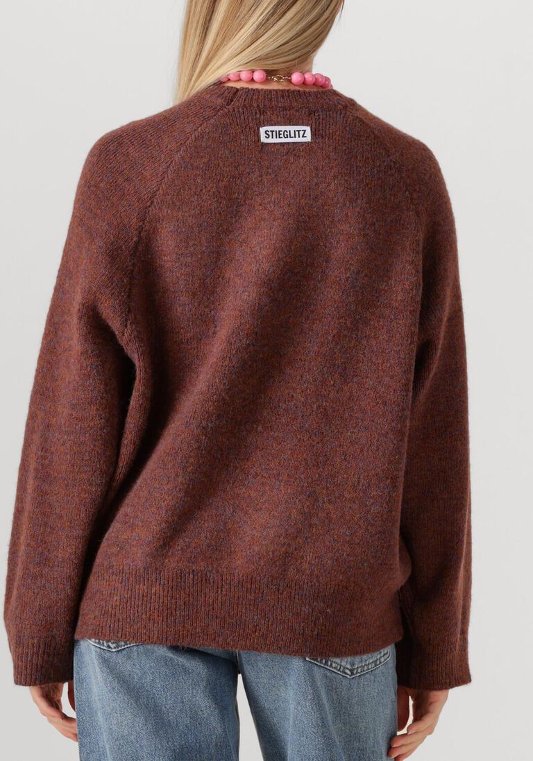 bruine stieglitz trui melicia jumper