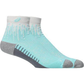 Asics Performance Run Quarter Socken Soothing Sea / Brilliant White