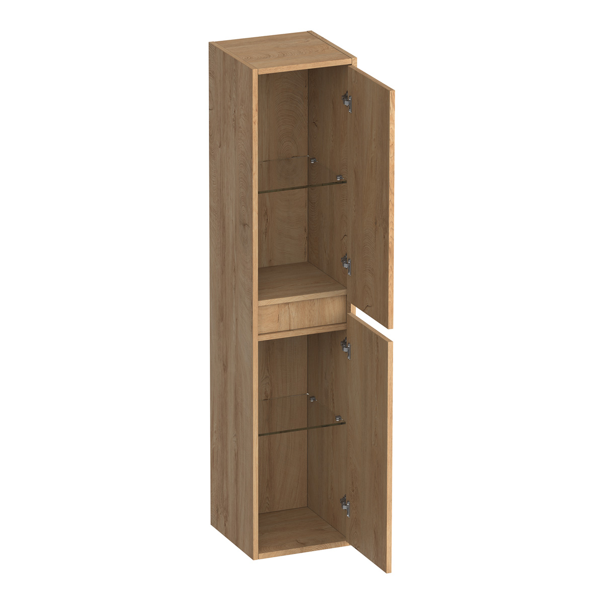 Brauer Adore Wavy kolomkast ribbelfront 160cm forest tan