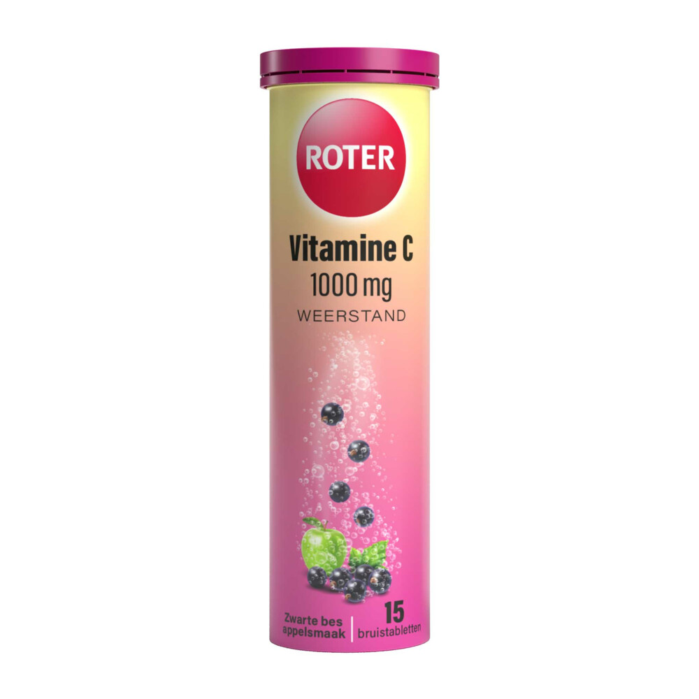 Roter Vitamine C 1000 mg Appel- Zwarte Bes15 bruistabletten