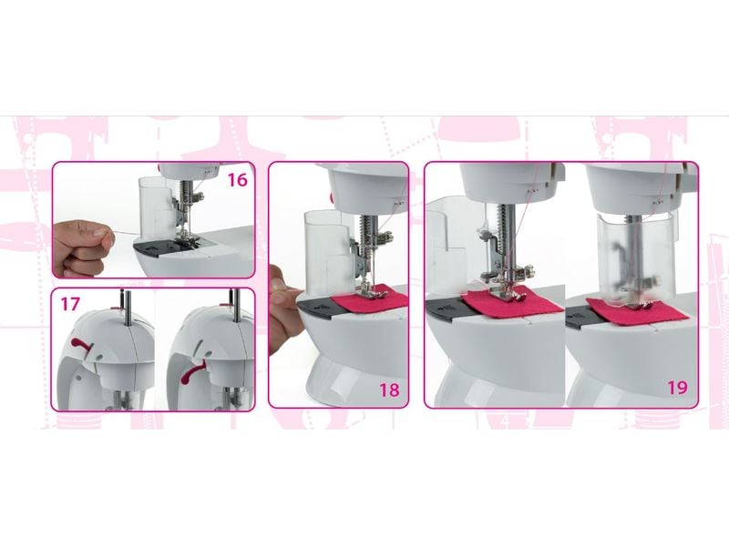 Klein-Toys Kinder-Nähmaschine Spiel-Nähset