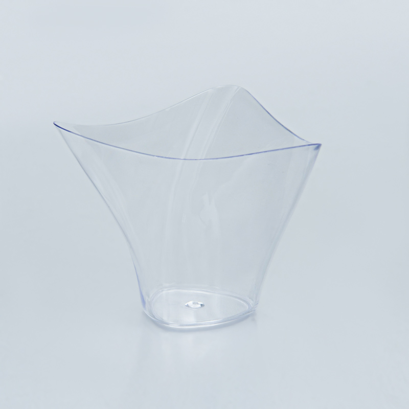 Lot de 24 verrines vagues transparentes