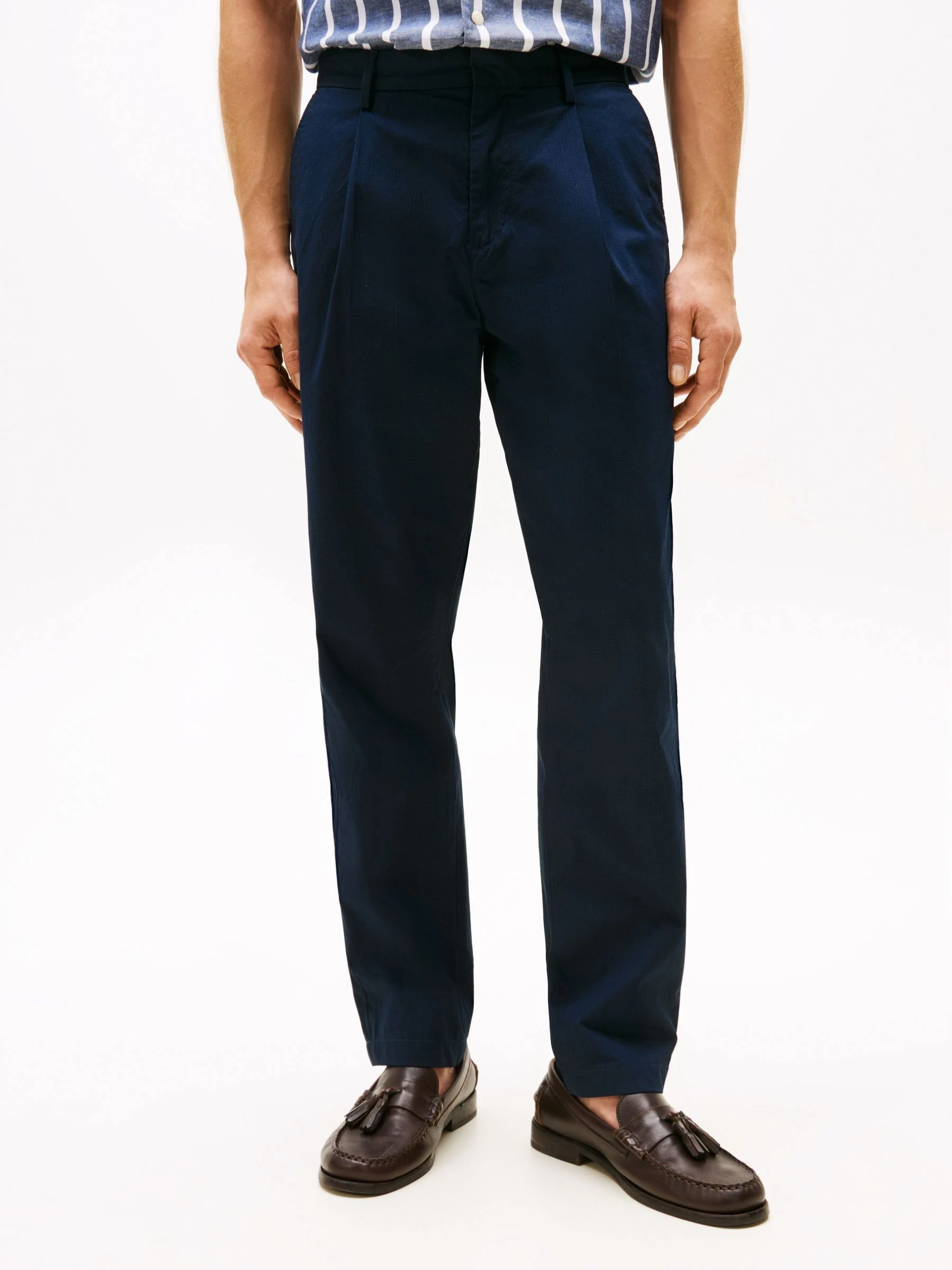 Blauw - Tommy Hilfiger Harlem Ripstop Tapered Trousers