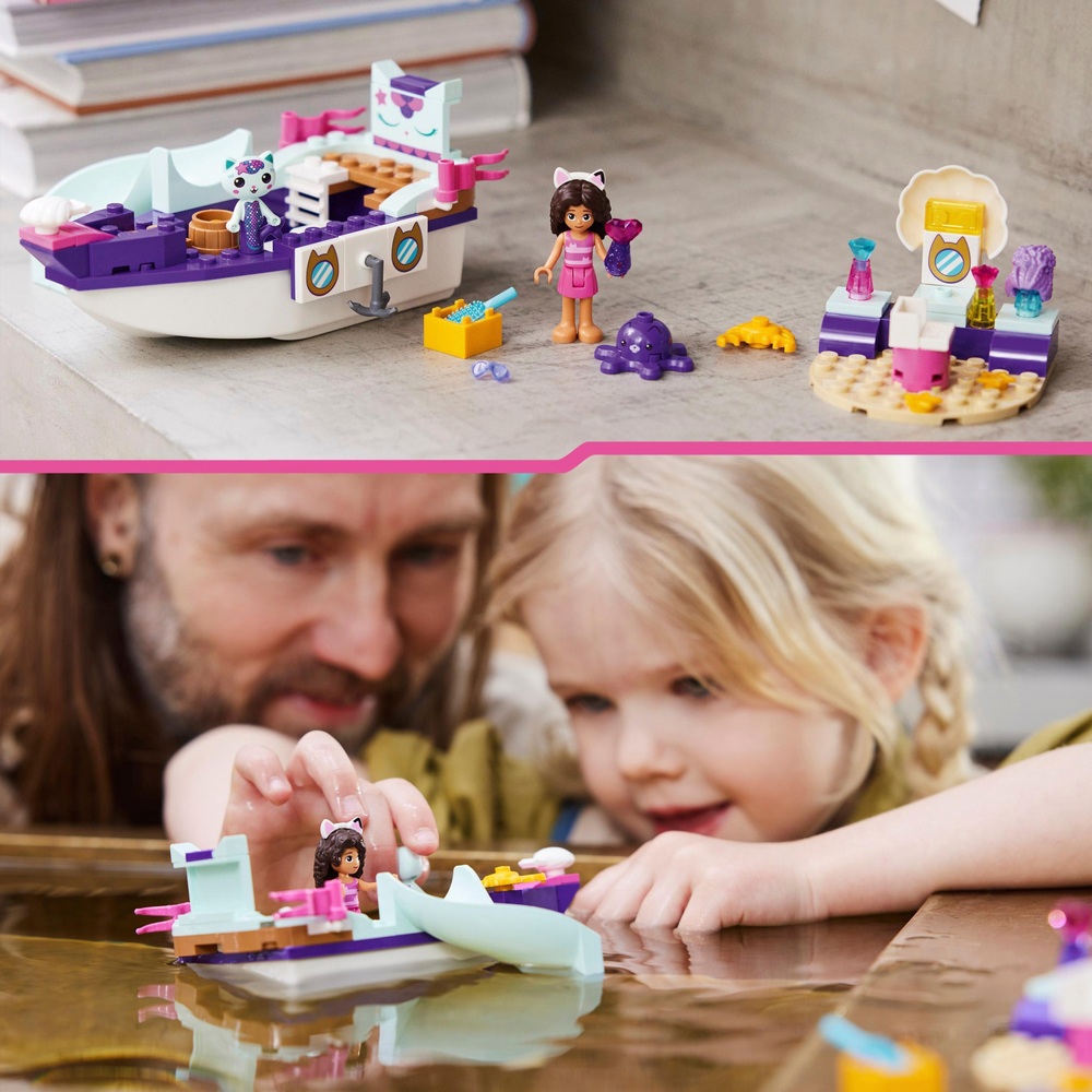 LEGO Gabbys Puppenhaus 10786 Gabby & MerCats Schiff & Spa Set