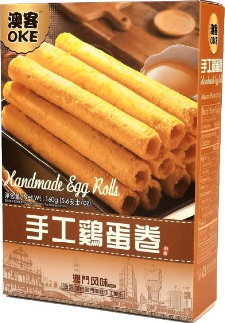OKE Traditionele Eierrollen Koekjes 160g