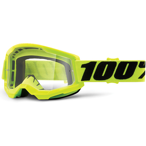 100% - Masque Enfant Strata 2 Jaune / Noir