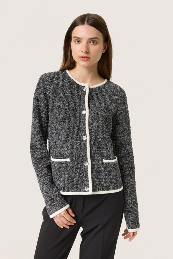 Soaked in Luxury SLMusling Jacket Black melange
