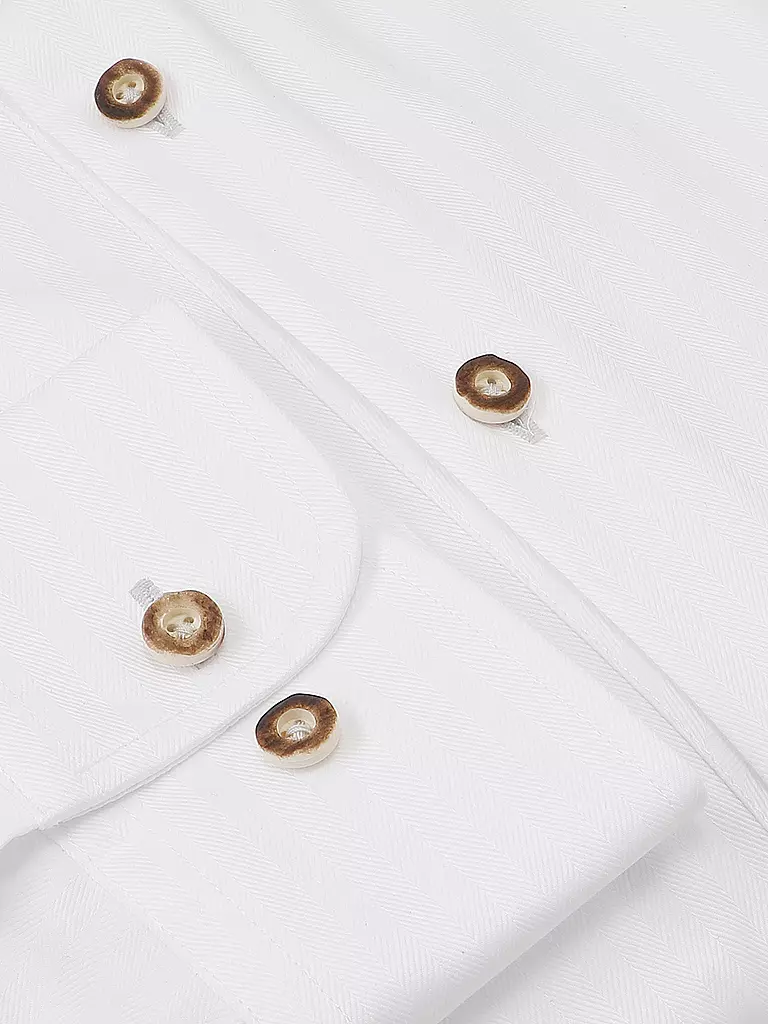 GWEIH & SILK Trachtenhemd Modern Fit WEISSENSEE weiss