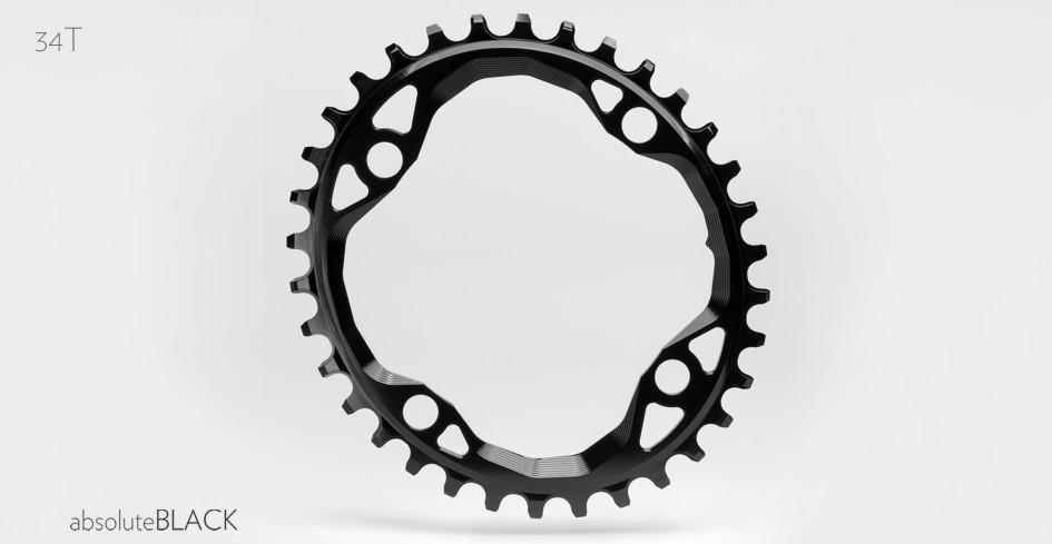 AbsoluteBlack klinge 34t ø104 single oval
