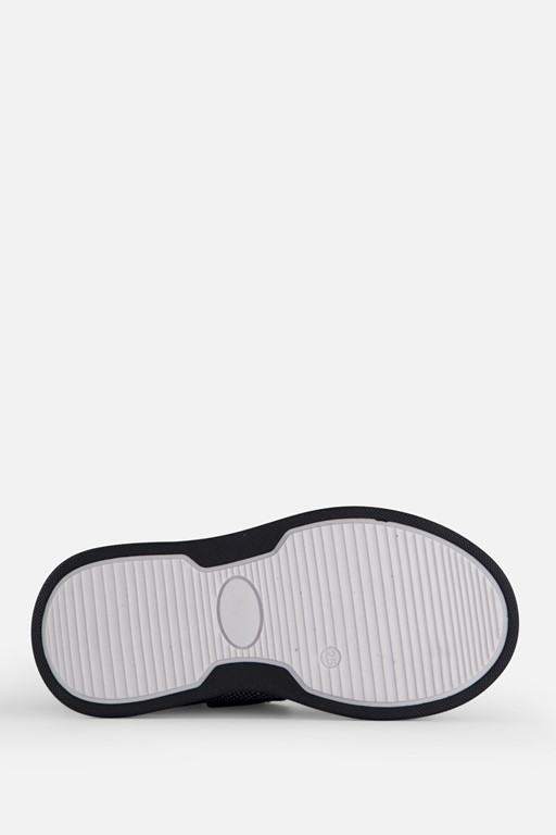 Muyters Velcro Sneakers zwart Leer