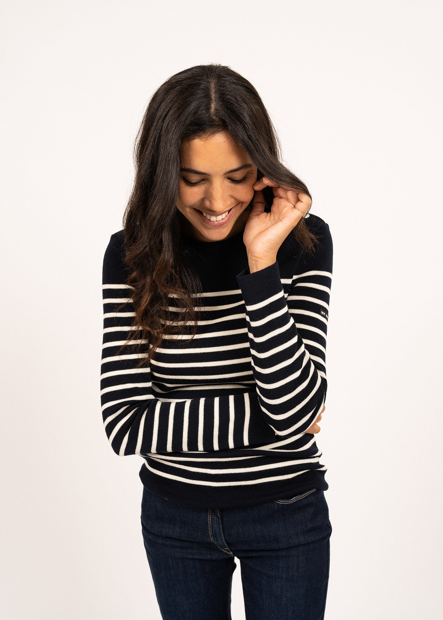 Pull marin rayé Marée