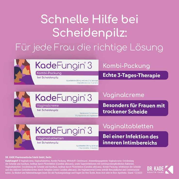 Kadefungin 3 Vaginalcreme, 20 g