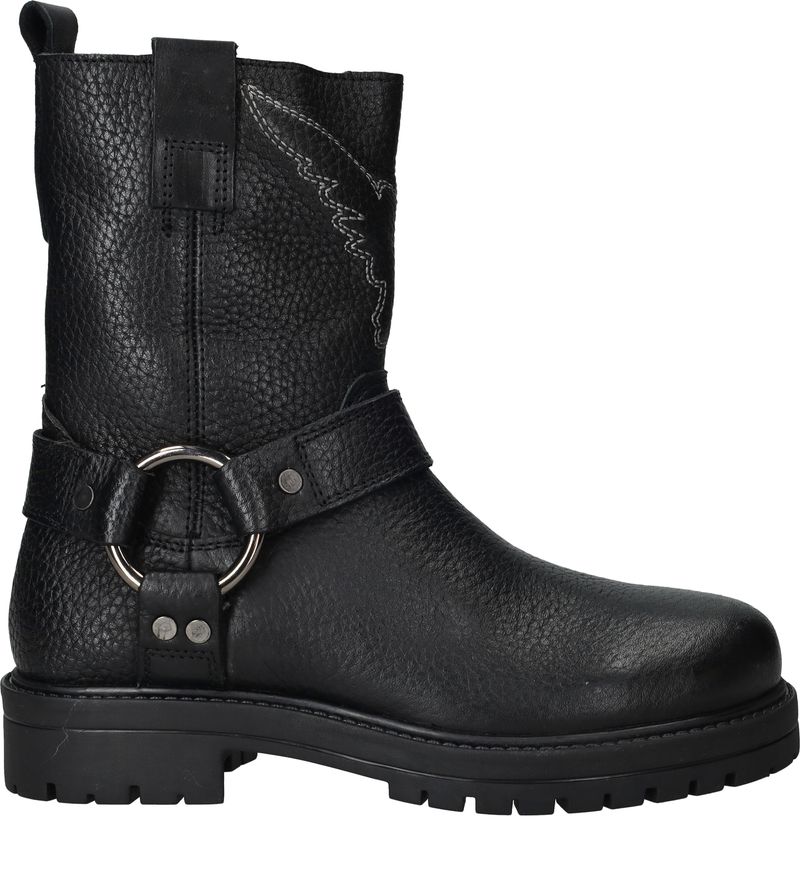 Vingino Carice Bikerboots Zwart Meisjes