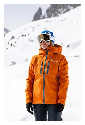 Veste Imperméable Femme Lagopedv Eve Orange