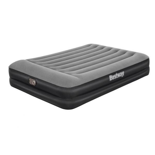 Bestway Colchão Insuflável de Viagem com Bomba de Ar Incorporada Tritech Queen 2,03M x 1,52M