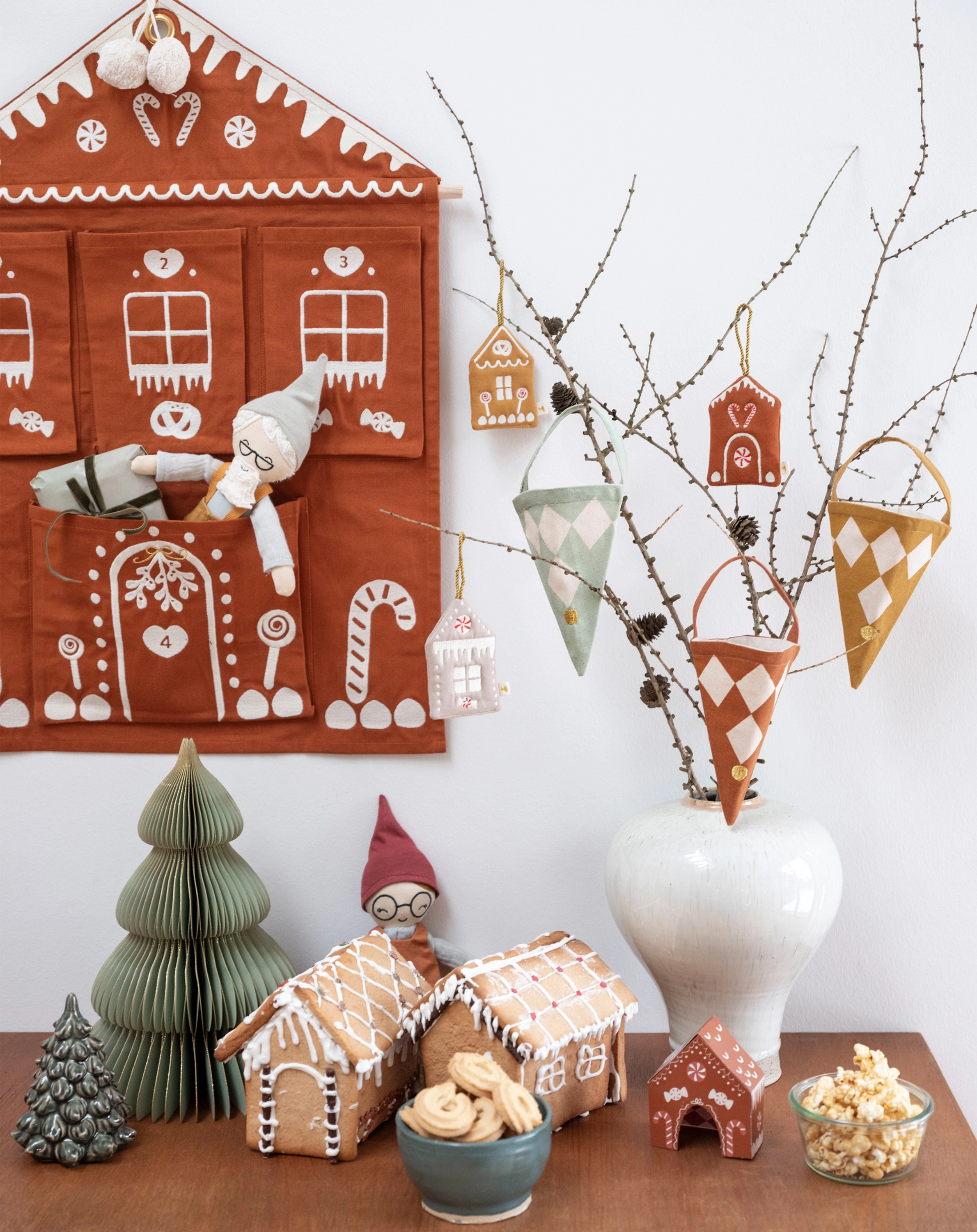 Adventskalender GINGERBREAD in braun