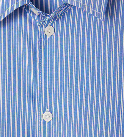 American Vintage Hemd - Rayures Aqua