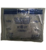 Romed Polyester handschoen glad dik (100 stuks)