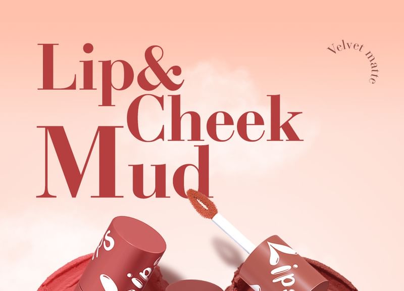O.TWO.O - Velvet Matte Lip & Cheek Mud (1-5)
