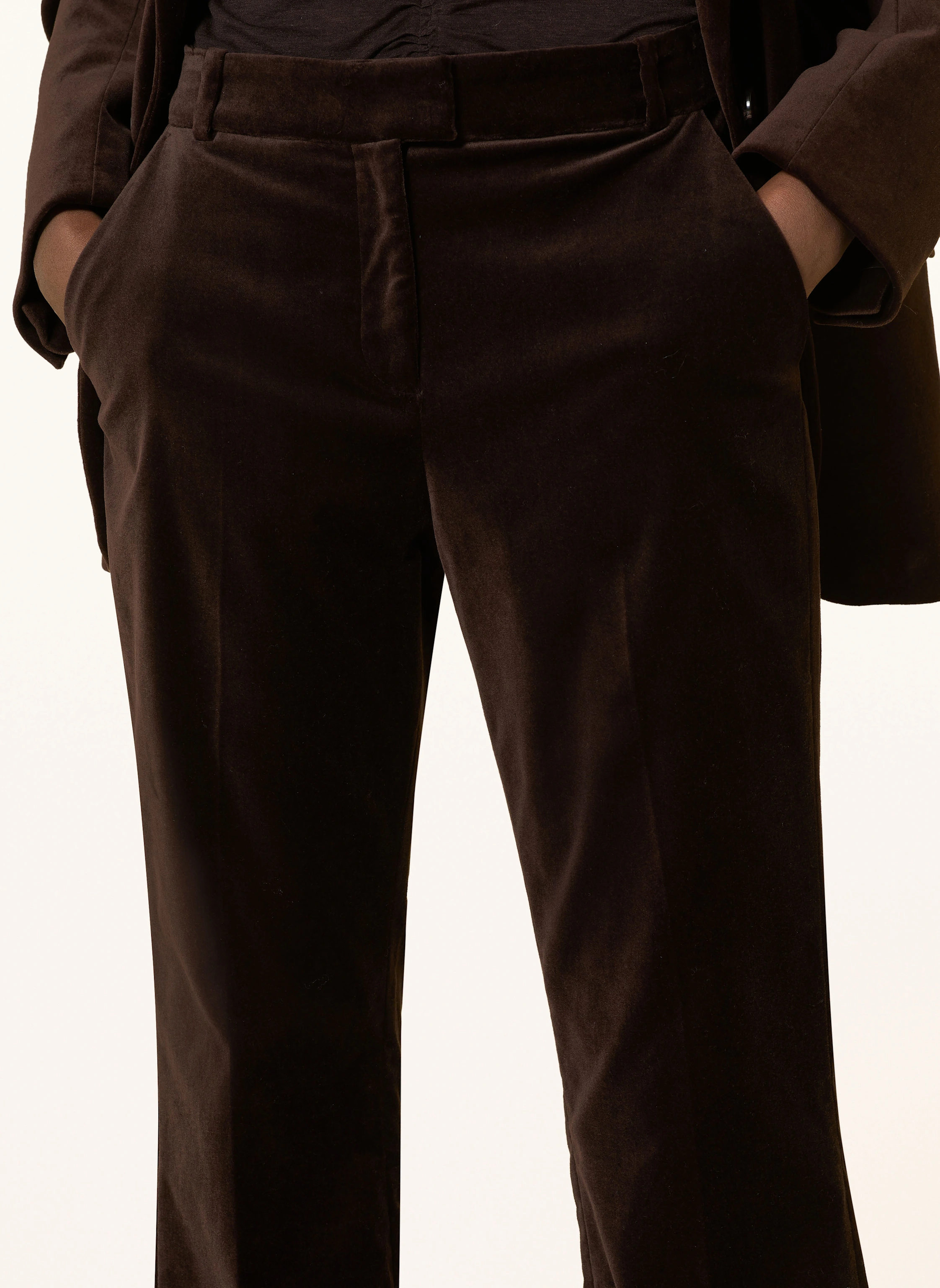 ba&sh Bootcut-Hose BABILON aus Samt