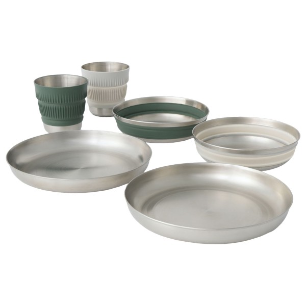 Sea to Summit - Detour Stainless Steel Collapsible Dinnerware Set - Set de vaisselle