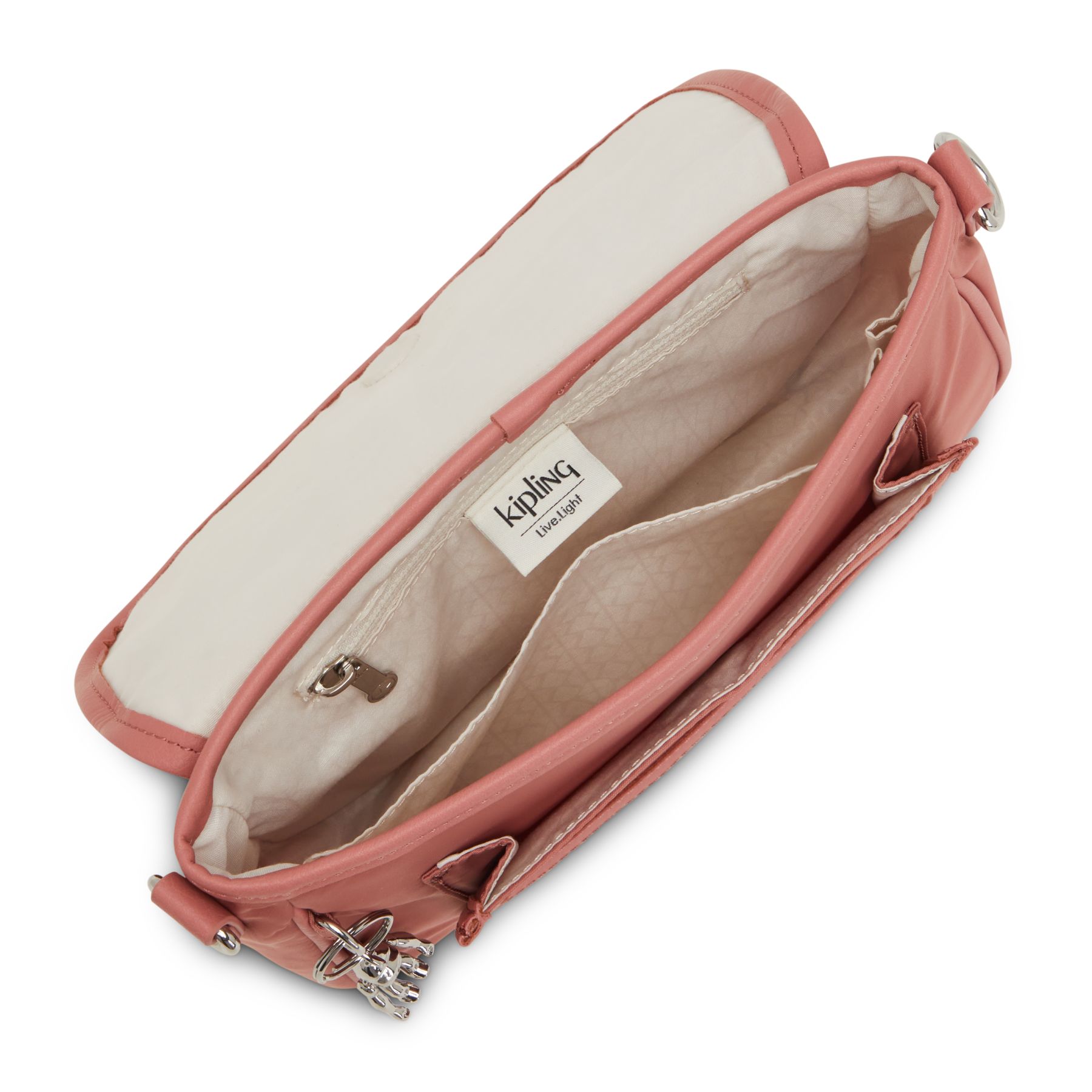 INAKI Sac Bandoulière Moyen avec Bretelle Convertible - Almost Rose