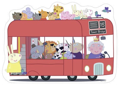 Ravensburger Gulvpuslespill Peppa Gris Buss, 24 Brikker