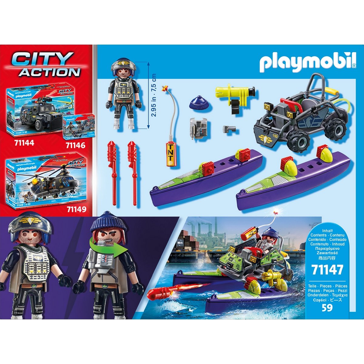 Quad transformable bandit - Playmobil 71147