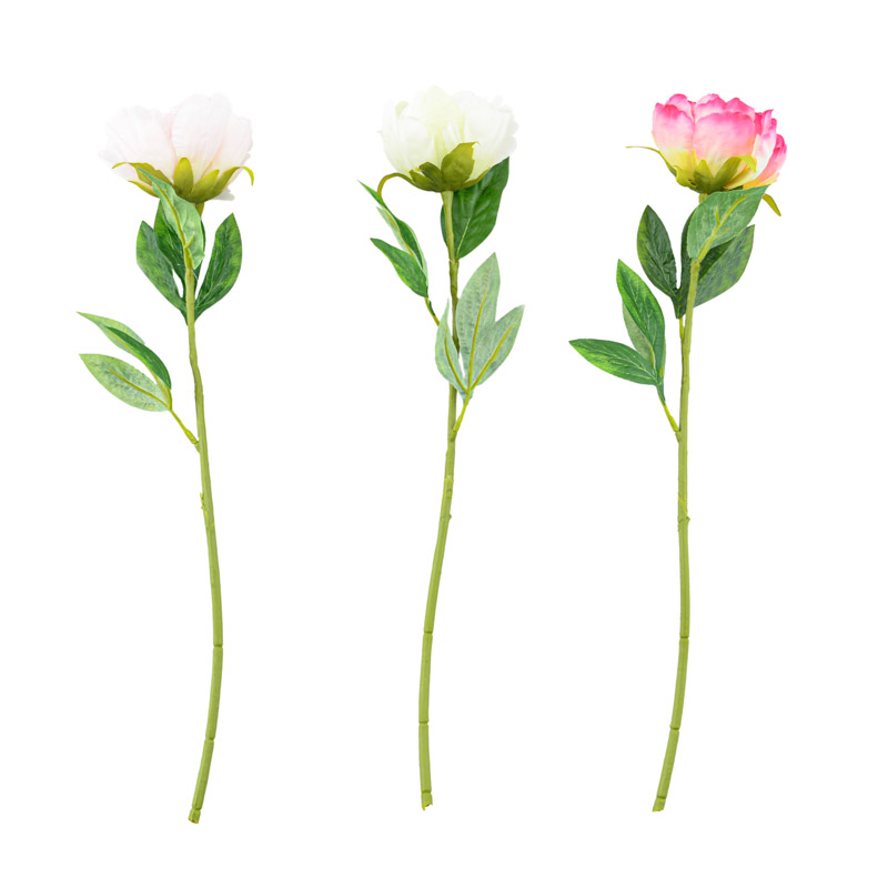 Branche de pivoine artificielle