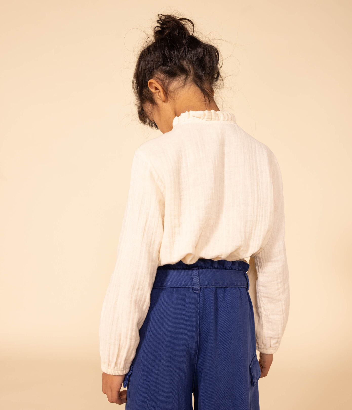 Blouse en gaze de coton enfant fille