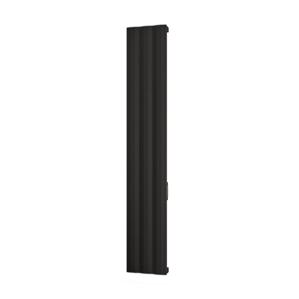 Eastbrook Derwent elektrische paneelradiator 30x180cm 600W zwart mat