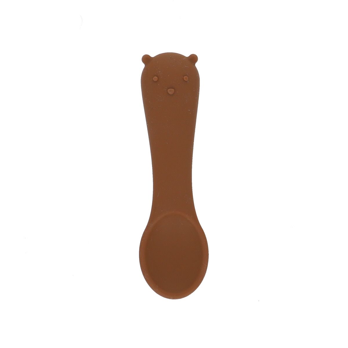 Petite cuillère en silicone ours camel Pause goûter