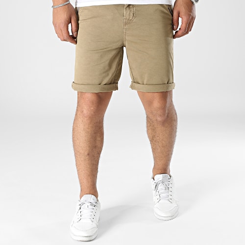 Short Chino Brand Field Beige Foncé