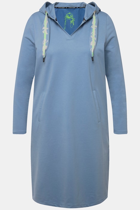 Sweatkleid, Kapuze, OEKO-TEX