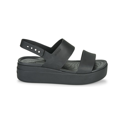 Crocs - CROCS BROOKLYN LOW WEDGE W - Noir