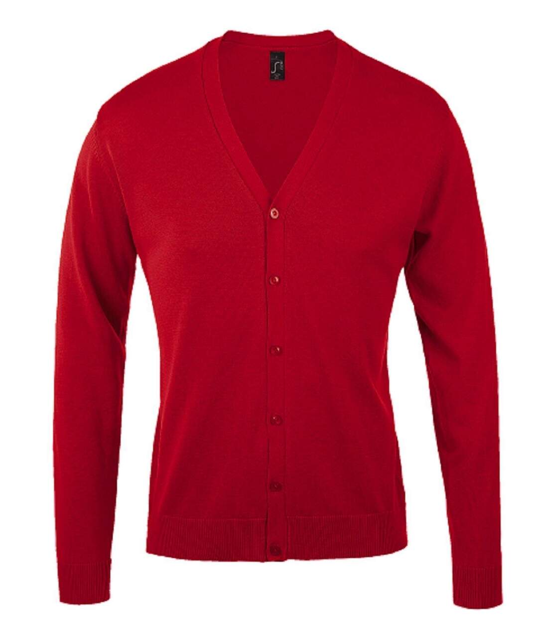 Gilet boutonné - Homme - 90011 - rouge