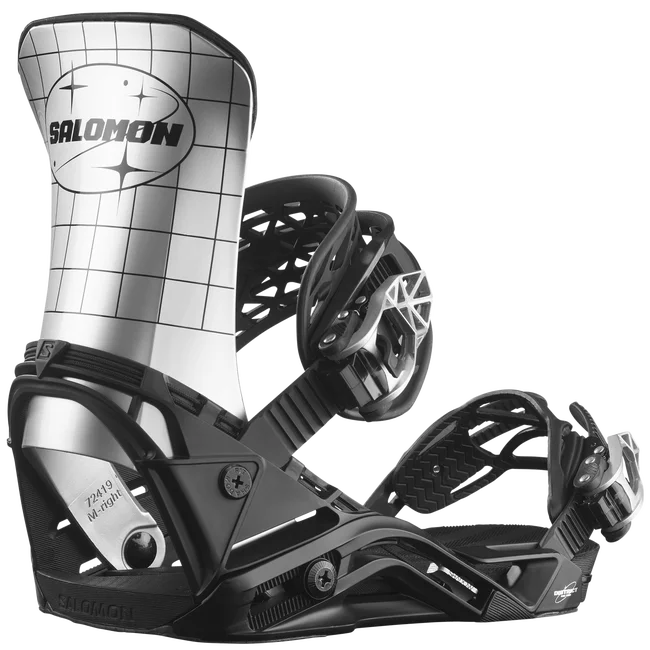 DISTRICT PRO TEAM  Snowboard-Bindungen Herren Chrome